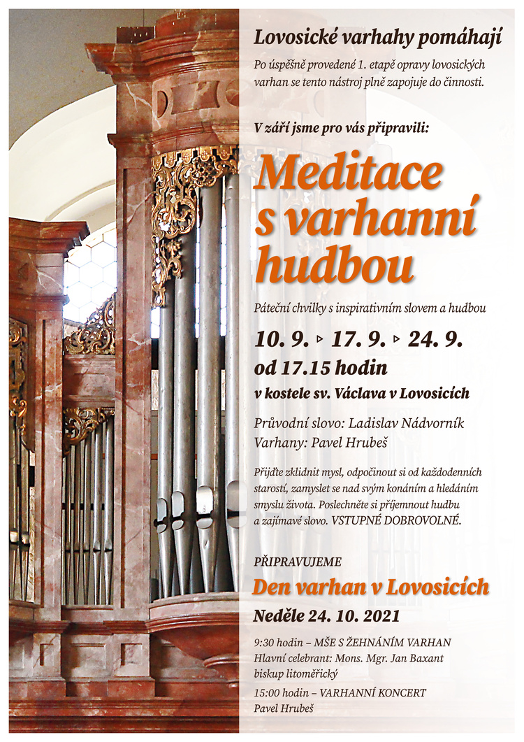 Meditace s varhanní hudbou